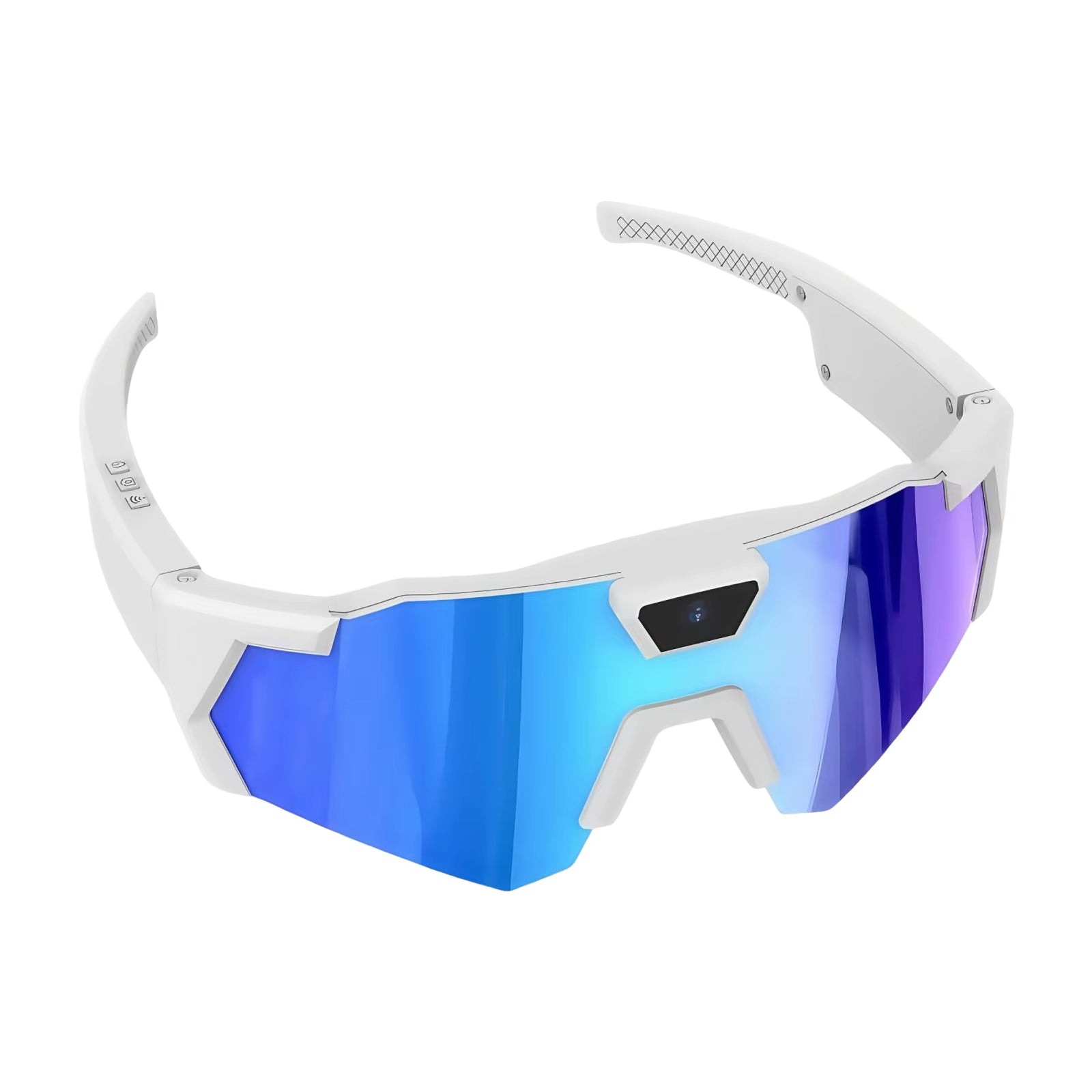 POV Sports Glasses with Camera 16GB HD 1080P Video Glasses Action Camera Sunglasses Smart Glasses for Outdoor Cycling Hiking