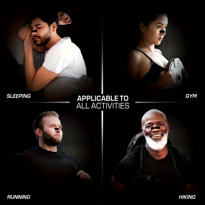 30Pcs Enhanced Adhesion Sports Nasal Strips – Breathable & Comfortable Design,Suitable for Sports & Sleep