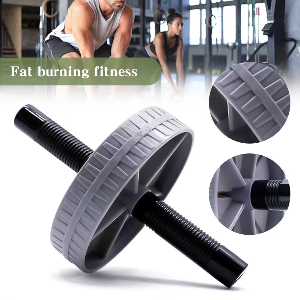 Workout AB Roller Wheel Non-Slip Abdominal Roller No Noise Abdominal Trainer Abdominal Exerciser for Home Gym Strength Workouts